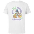 thumbnail image 1 of Star Wars The Mandalorian & Grogu Best Egg Hunting Companion - Short Sleeve Cotton T-Shirt for Adults - Customized-White, 1 of 5