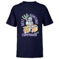 thumbnail image 1 of Star Wars The Mandalorian & Grogu Best Egg Hunting Companion - Short Sleeve T-Shirt for Kids - Customized-Navy, 1 of 5