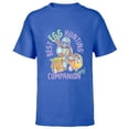 thumbnail image 1 of Star Wars The Mandalorian & Grogu Best Egg Hunting Companion - Short Sleeve T-Shirt for Kids - Customized-Royal, 1 of 5