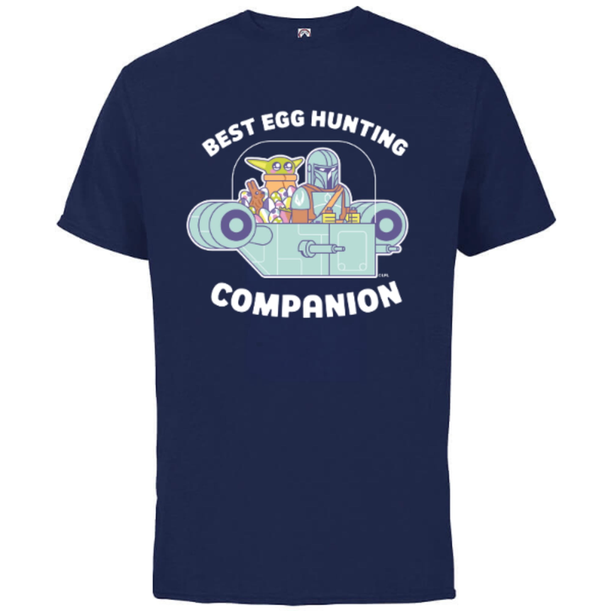 Star Wars - T-shirt THE MANDALORIAN HOP INTO EASTER - Gris Chiné