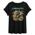 thumbnail image 1 of Star Wars - The Mandalorian Grogu Bootleg  - Womens Oversized Graphic T-Shirt, 1 of 5