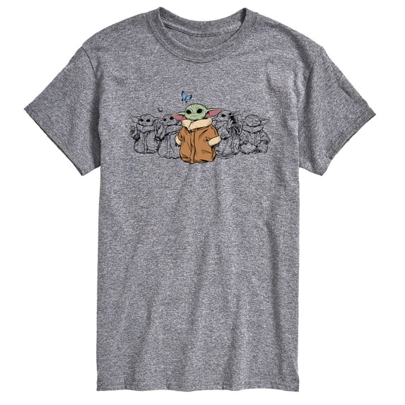 The Mandalorian - Grogu Multi - Men's Short Sleeve Graphic T-Shirt