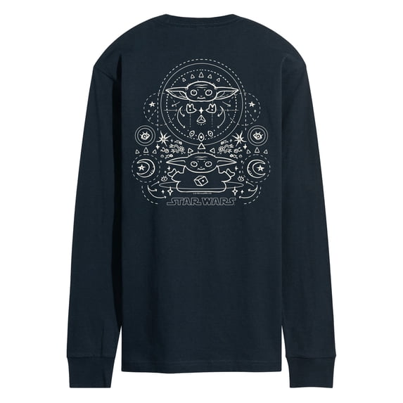 Star Wars - The Mandalorian Grogu Celestial - Men's Long Sleeve Graphic T-Shirt