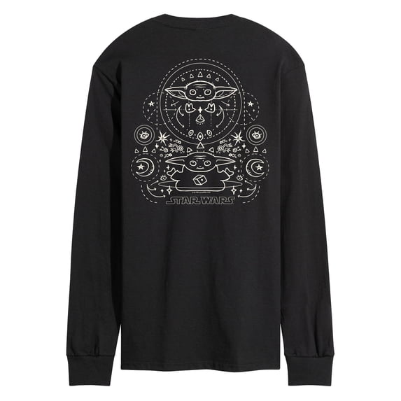 Star Wars - The Mandalorian Grogu Celestial - Men's Long Sleeve Graphic T-Shirt
