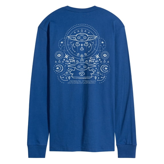 Star Wars - The Mandalorian Grogu Celestial - Men's Long Sleeve Graphic T-Shirt