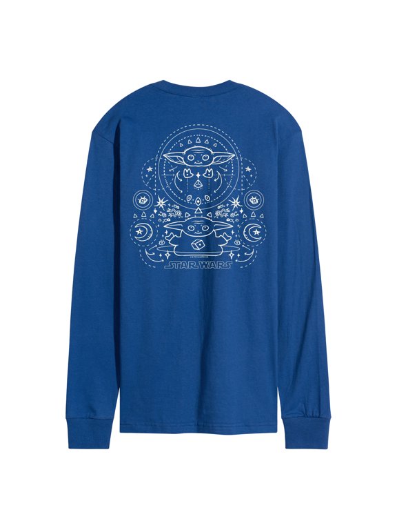 - The Mandalorian Grogu Celestial Men's Long Sleeve Graphic T-Shirt