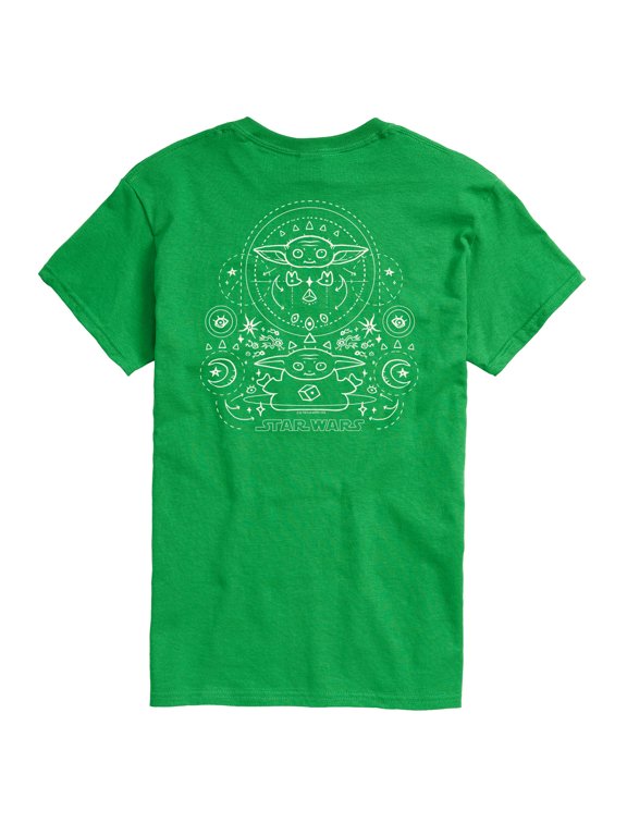 - The Mandalorian Grogu Celestial Men's Short Sleeve Graphic T-Shirt