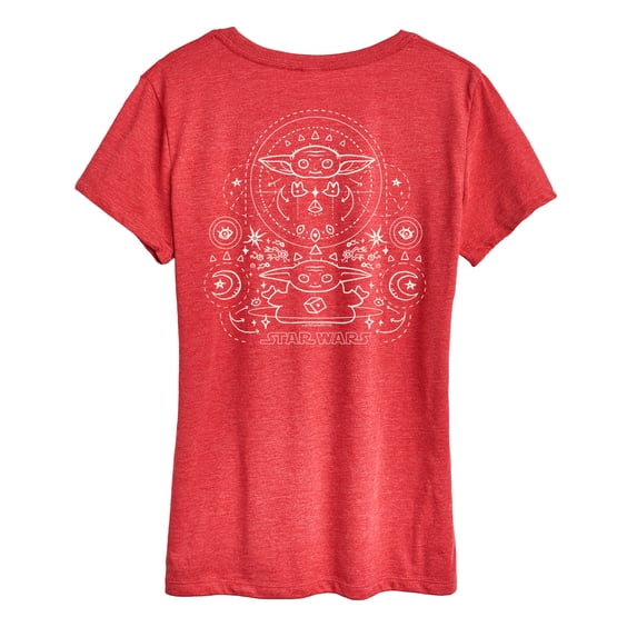 Star Wars - The Mandalorian Grogu Celestial - Wo Men's Short Sleeve Graphic T-Shirt