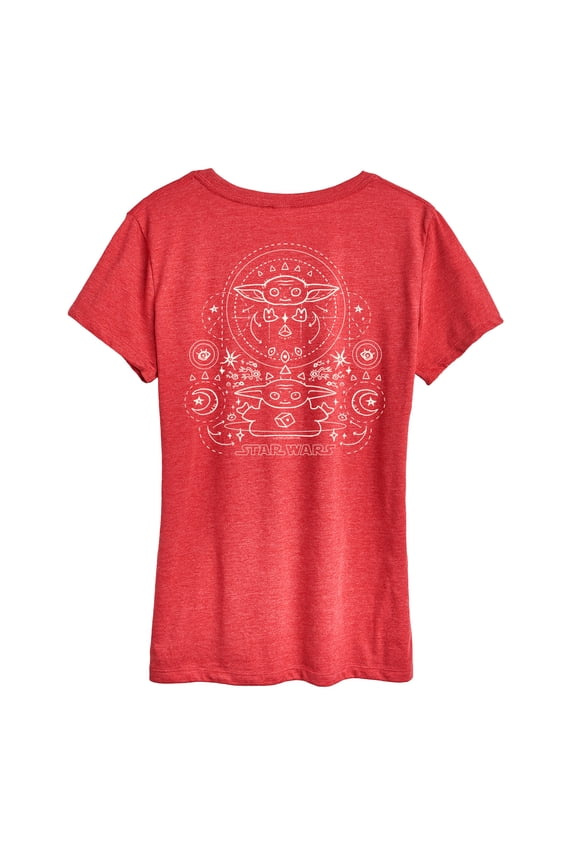 - The Mandalorian Grogu Celestial Short Sleeve Graphic T-Shirt