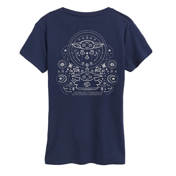 Star Wars - The Mandalorian Grogu Celestial - Wo Men's Short Sleeve Graphic T-Shirt
