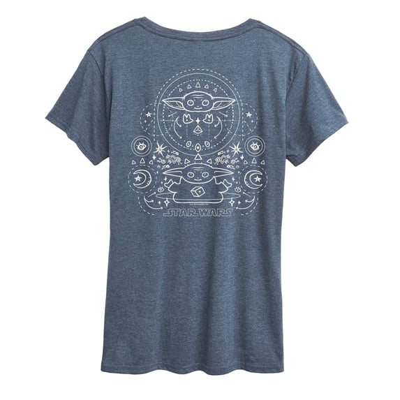 Star Wars - The Mandalorian Grogu Celestial - Wo Men's Short Sleeve Graphic T-Shirt