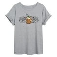 thumbnail image 1 of The Mandalorian - Grogu Multi - Juniors Oversized Graphic T-Shirt, 1 of 4