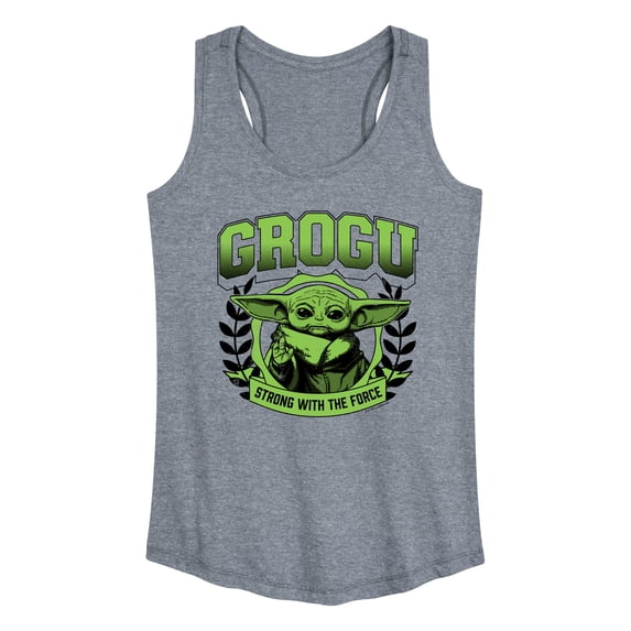 Star Wars - The Mandalorian Grogu Collegiate - Wo Men's Racerback Graphic Tank Top