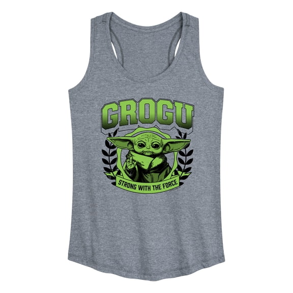 Star Wars - The Mandalorian Grogu Collegiate - Wo Men's Racerback Graphic Tank Top