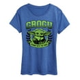 thumbnail image 1 of Star Wars - The Mandalorian Grogu Collegiate  - Wo Men's Short Sleeve Graphic T-Shirt, 1 of 4