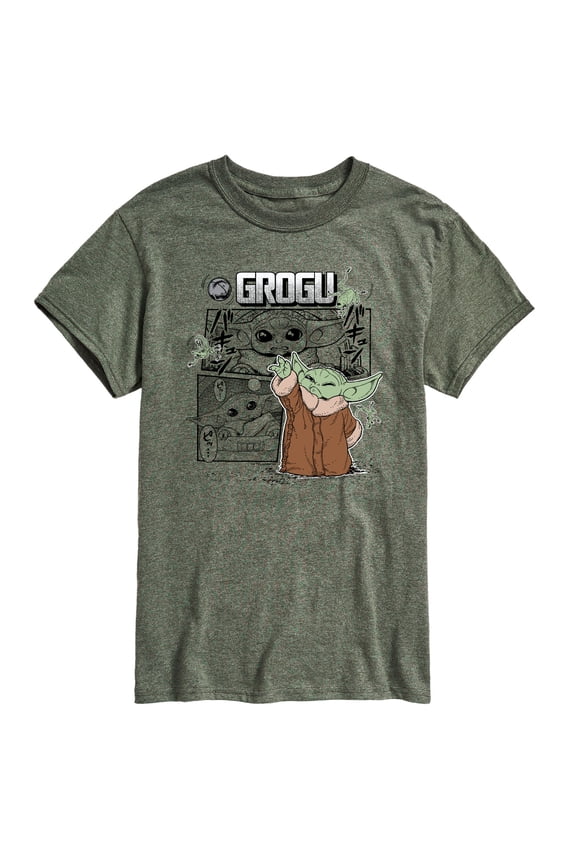 - The Mandalorian Grogu Comic - Men's Short Sleeve Graphic T-Shirt