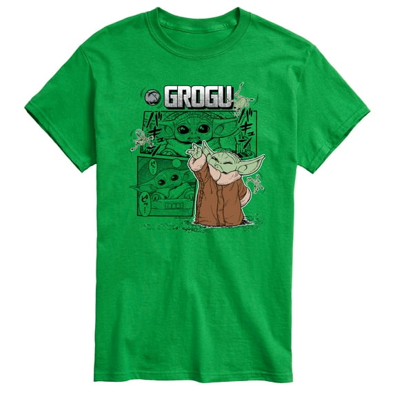 Star Wars - The Mandalorian Grogu Comic - Men's Short Sleeve Graphic T-Shirt