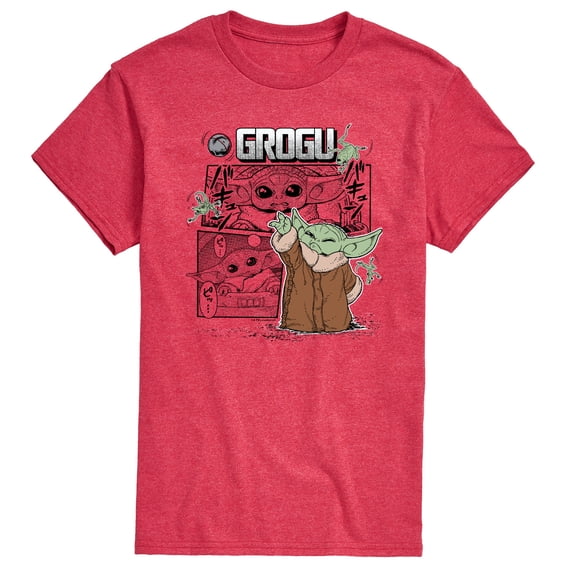 Star Wars - The Mandalorian Grogu Comic - Men's Short Sleeve Graphic T-Shirt