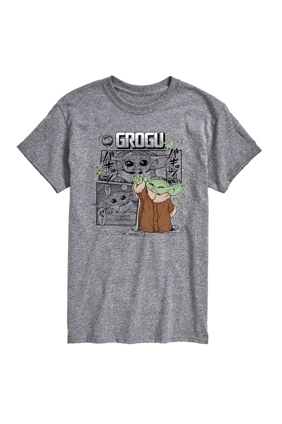 - The Mandalorian Grogu Comic - Men's Short Sleeve Graphic T-Shirt