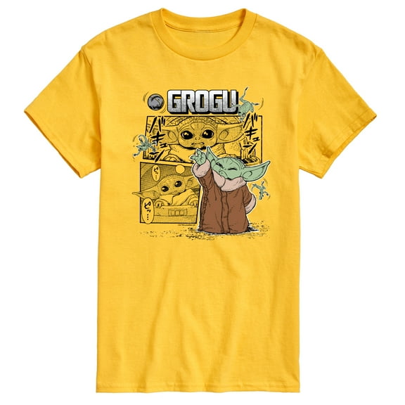 Star Wars - The Mandalorian Grogu Comic - Men's Short Sleeve Graphic T-Shirt