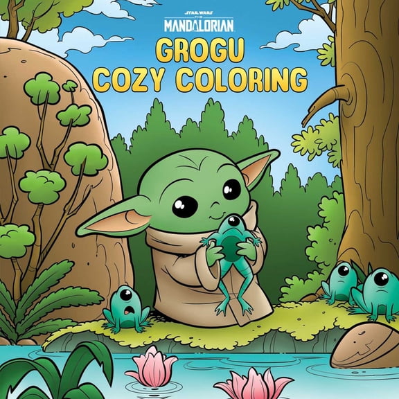Star Wars the Mandalorian: Grogu Cozy Coloring, 80 pages (Paperback)