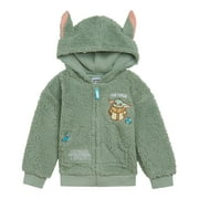 STAR WARS The Mandalorian Grogu Cozy Sherpa Cosplay Hoodie Newborn to Big Kid