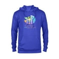 thumbnail image 1 of Star Wars The Mandalorian Grogu Easter Cutest in Gal-Eggsy - Pullover Hoodie for Adults - Customized-Royal, 1 of 5