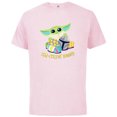 thumbnail image 1 of Star Wars The Mandalorian Grogu Easter Egg-Cellent Bounty - Short Sleeve Cotton T-Shirt for Adults - Customized-Soft Pink, 1 of 5