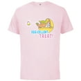 thumbnail image 1 of Star Wars The Mandalorian Grogu Easter Egg-Cellent Treat! - Short Sleeve Cotton T-Shirt for Adults - Customized-Soft Pink, 1 of 5