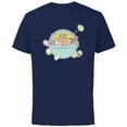 thumbnail image 1 of Star Wars The Mandalorian Grogu Easter Egg-Citement - Short Sleeve Cotton T-Shirt for Adults - Customized-Navy, 1 of 5