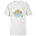 thumbnail image 1 of Star Wars The Mandalorian Grogu Easter Egg-Citement - Short Sleeve T-Shirt for Kids - Customized-White, 1 of 5