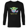 thumbnail image 1 of Star Wars The Mandalorian Grogu Easter Eggstra Cute! - Long Sleeve T-Shirt for Men - Customized-Black, 1 of 5