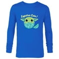 thumbnail image 1 of Star Wars The Mandalorian Grogu "Eggstra Cute!" Easter Egg - Long Sleeve T-Shirt for Men - Customized-Royal, 1 of 5