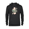 thumbnail image 1 of Star Wars The Mandalorian Grogu Floating Pod Digital Galaxy - Pullover Hoodie for Adults - Customized-Black, 1 of 5