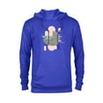 thumbnail image 1 of Star Wars The Mandalorian Grogu Floating Pod Digital Galaxy - Pullover Hoodie for Adults - Customized-Royal, 1 of 5