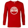 thumbnail image 1 of Star Wars The Mandalorian Grogu Floating Pod Sticker - Long Sleeve T-Shirt for Men - Customized-New Red, 1 of 5