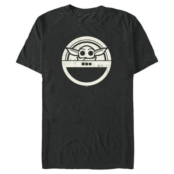 Star Wars The Mandalorian Grogu Floating Pod Sticker - Short Sleeve Blended T-Shirt for Adults - Customized-Dark Heather