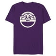 thumbnail image 1 of Star Wars The Mandalorian Grogu Floating Pod Sticker - Short Sleeve Blended T-Shirt for Adults - Customized-Purple, 1 of 5