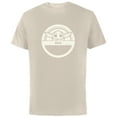 thumbnail image 1 of Star Wars The Mandalorian Grogu Floating Pod Sticker - Short Sleeve Cotton T-Shirt for Adults - Customized-Natural, 1 of 3