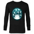 thumbnail image 1 of Star Wars The Mandalorian Grogu & Frogs May the Force - Long Sleeve T-Shirt for Men - Customized-Black, 1 of 5