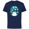 thumbnail image 1 of Star Wars The Mandalorian Grogu & Frogs May the Force - Short Sleeve Cotton T-Shirt for Adults - Customized-Navy, 1 of 5
