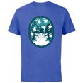 thumbnail image 1 of Star Wars The Mandalorian Grogu & Frogs May the Force - Short Sleeve Cotton T-Shirt for Adults - Customized-Royal Heather, 1 of 5