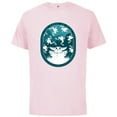 thumbnail image 1 of Star Wars The Mandalorian Grogu & Frogs May the Force - Short Sleeve Cotton T-Shirt for Adults - Customized-Soft Pink, 1 of 5
