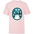 thumbnail image 1 of Star Wars The Mandalorian Grogu & Frogs May the Force - Short Sleeve T-Shirt for Kids - Customized-Soft Pink, 1 of 5