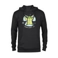 thumbnail image 1 of Star Wars The Mandalorian Grogu Galaxy’s Greetings Holiday Standard - Pullover Hoodie for Adults – Customized-Black, 1 of 5