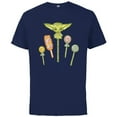 thumbnail image 1 of Star Wars The Mandalorian Grogu Halloween Cute Candy Treats - Short Sleeve Cotton T-Shirt for Adults - Customized-Athletic Navy, 1 of 5