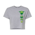 thumbnail image 1 of Star Wars - The Mandalorian Grogu Icons  - Juniors Cropped Short Sleeve Graphic T-Shirt, 1 of 5