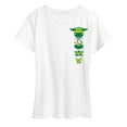 thumbnail image 1 of Star Wars - The Mandalorian Grogu Icons  - Wo Men's Short Sleeve Graphic T-Shirt, 1 of 4