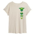 thumbnail image 1 of Star Wars - The Mandalorian Grogu Icons  - Womens Oversized Graphic T-Shirt, 1 of 5