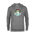 thumbnail image 1 of Star Wars The Mandalorian Grogu Loaded with Presents Holiday - Pullover Hoodie for Adults - Customized-Athletic Heather, 1 of 5